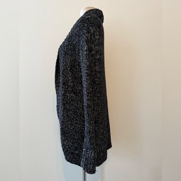 Merona Black and Gray Open-front Cardigan Sweater - Picture 7 of 7